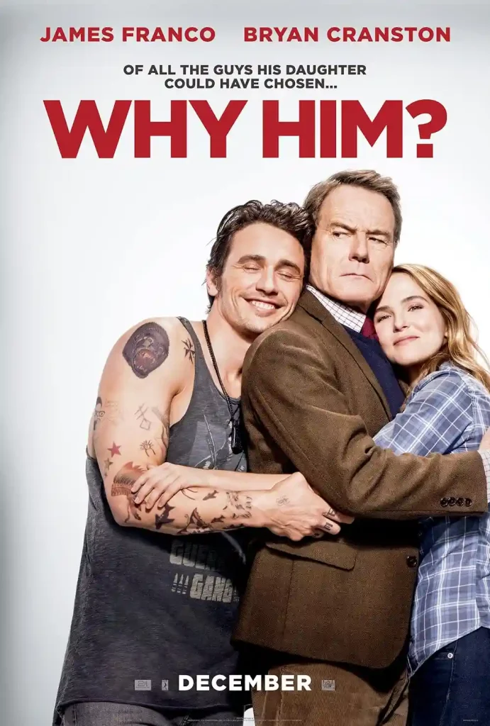 نقد فیلم Why Him | نبرد پدر و داماد در یک کمدی جنجالی 4 پوستر اصلی فیلم Why Him؟