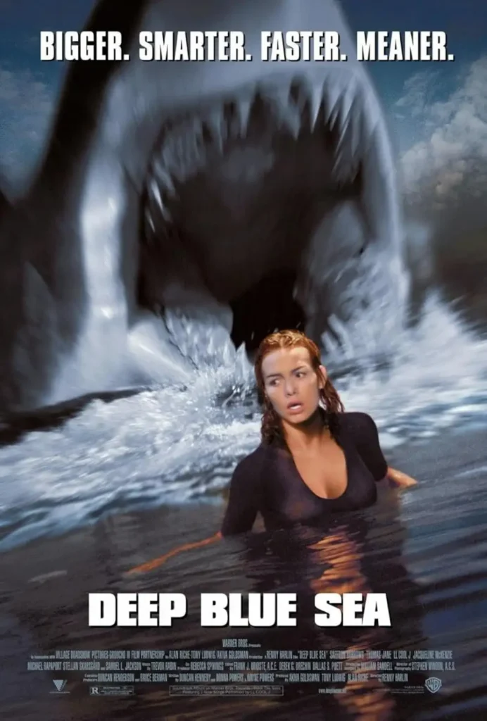 بهترین فیلم های علمی تخیلی ژنتیکی | جدیدترین آثار 2026 12 فیلم Deep Blue Sea درباره کوسههای اصلاح ژنتیکیشده