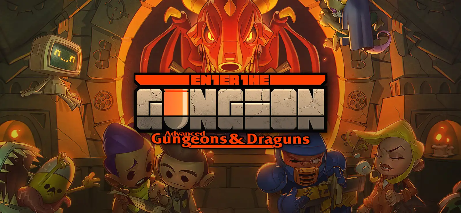 بهترین بازی های دو نفره کامپیوتر: ۵۰ عنوان برتر برای تجربهای فراموشنشدنی! 48 Enter the Gungeon compressed