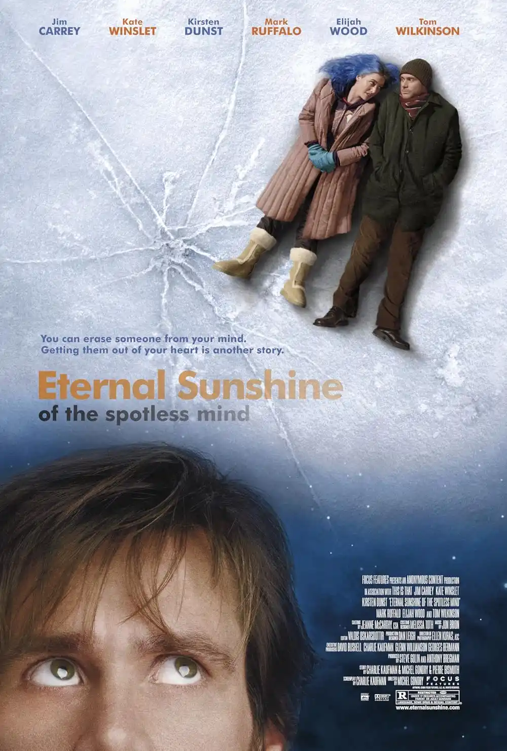 بهترین فیلم های عاشقانه ماندگار قرن 21 برای تماشای احساسیترین لحظات 8 پوستر Eternal Sunshine