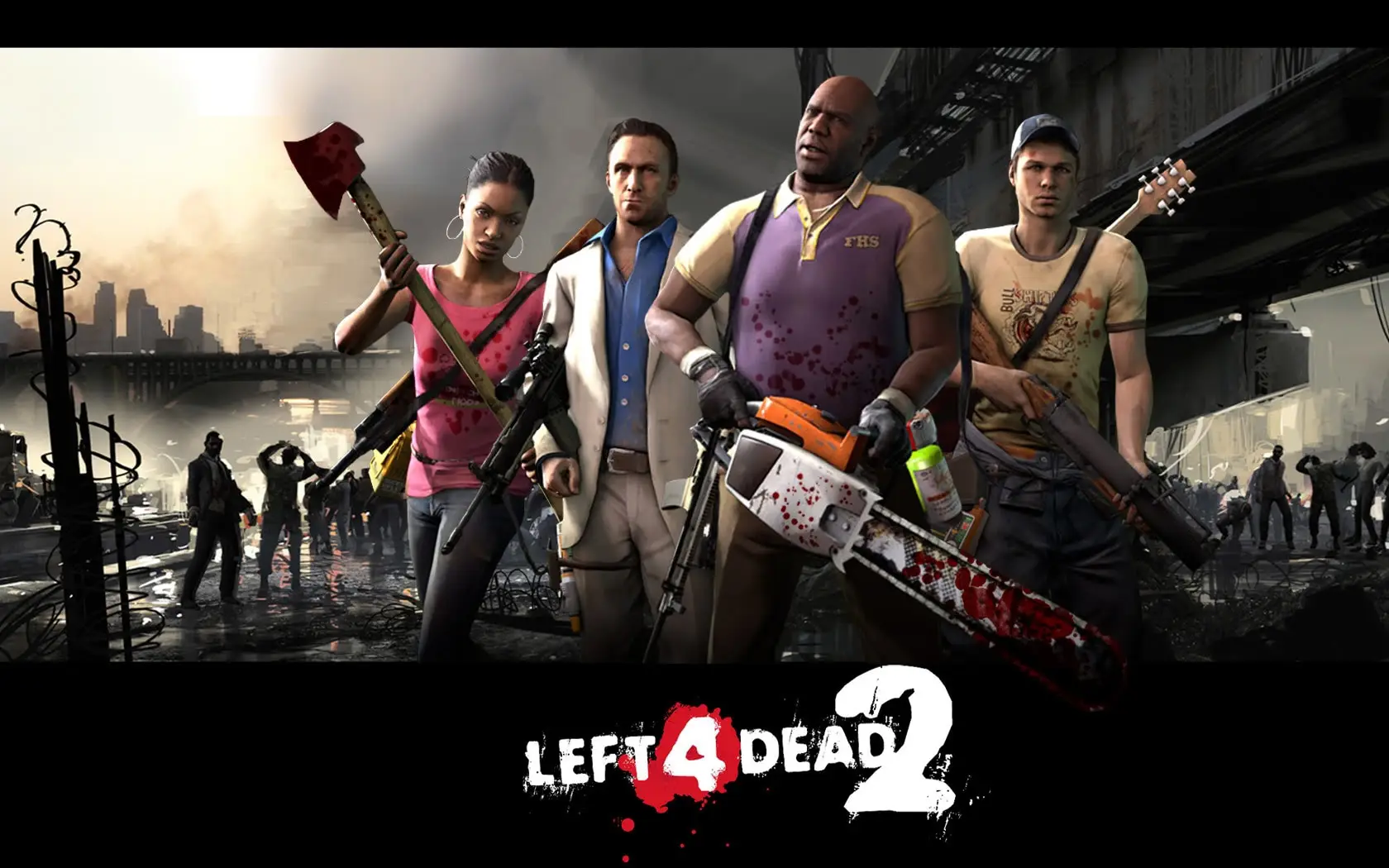 بهترین بازی های دو نفره کامپیوتر: ۵۰ عنوان برتر برای تجربهای فراموشنشدنی! 7 Left 4 Dead 2 compressed