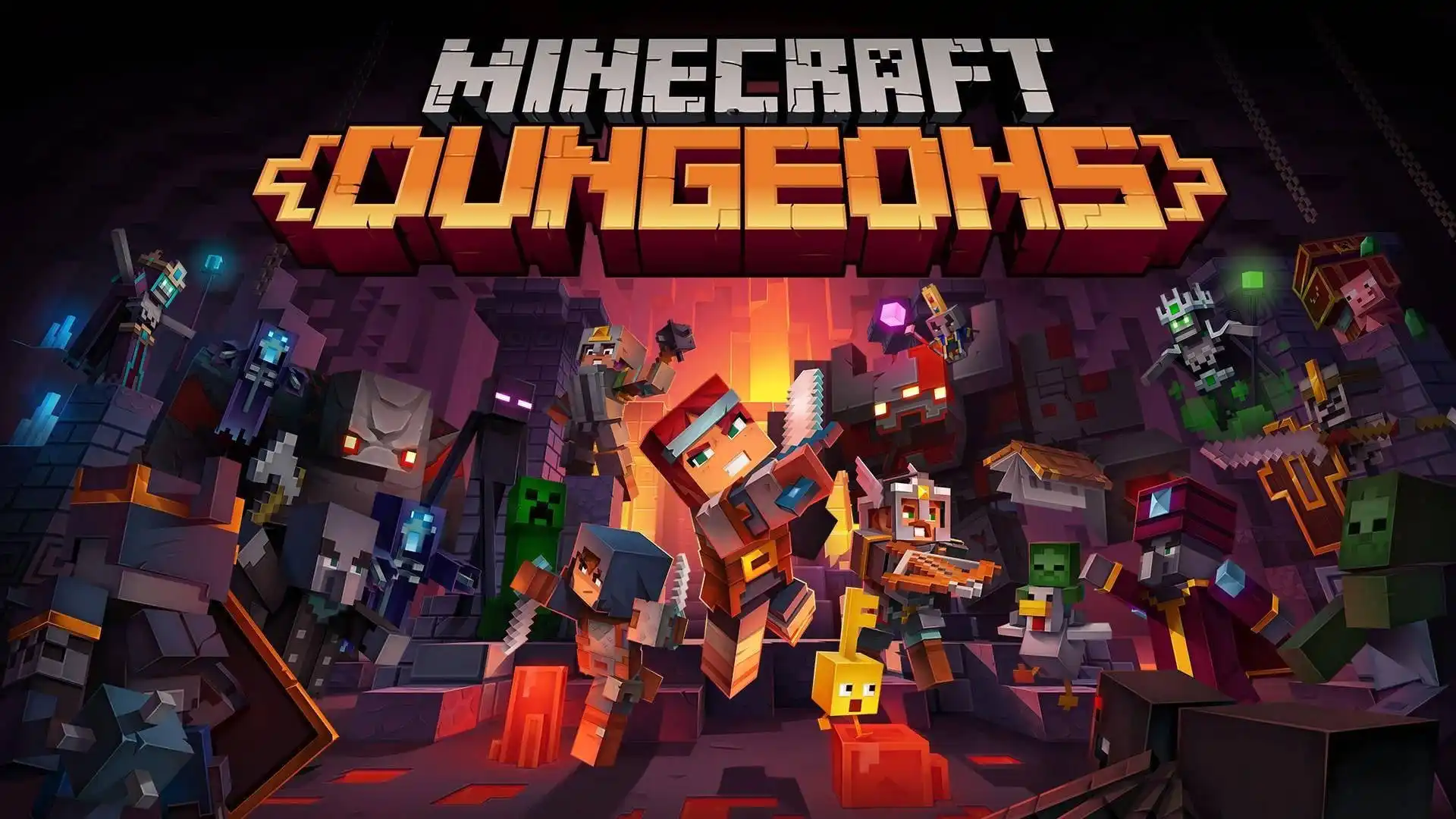 بهترین بازی های دو نفره کامپیوتر: ۵۰ عنوان برتر برای تجربهای فراموشنشدنی! 4 Minecraft Dungeons compressed