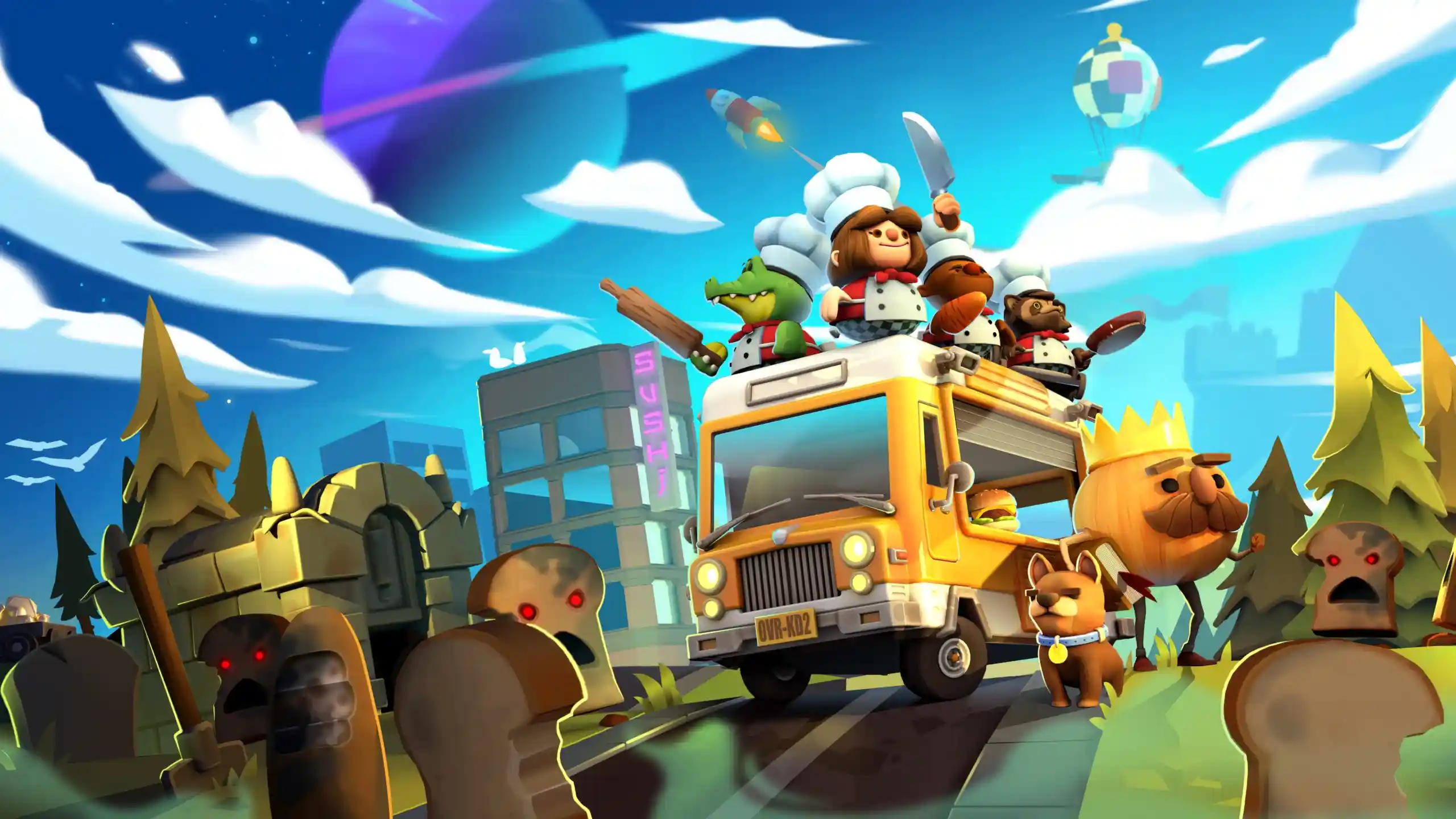 بهترین بازی های دو نفره کامپیوتر: ۵۰ عنوان برتر برای تجربهای فراموشنشدنی! 3 Overcooked 2 compressed