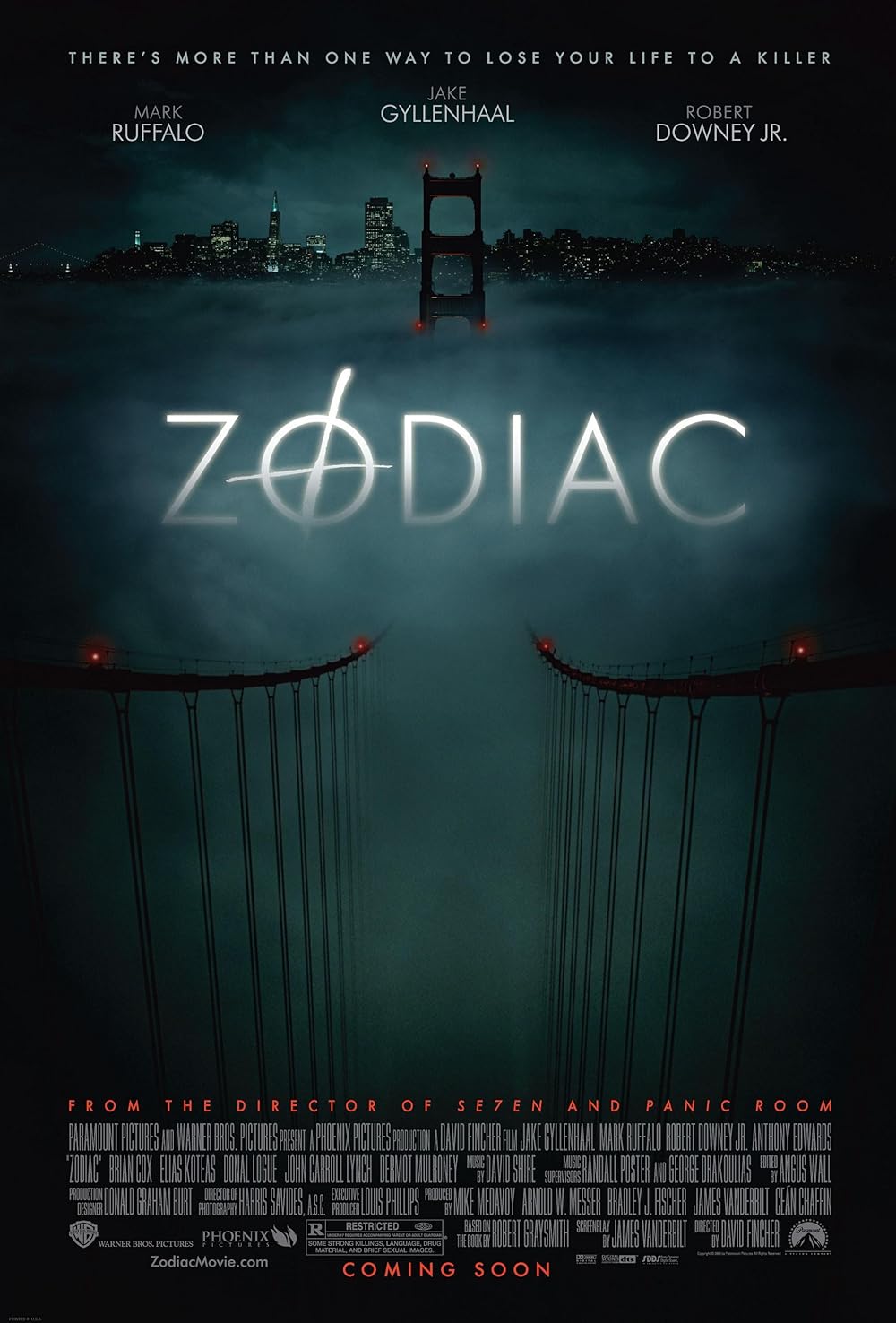 8 فیلم که ذهن شما را به بازی میگیرند: بهترین فیلم های کاراگاهی 4 Zodiac