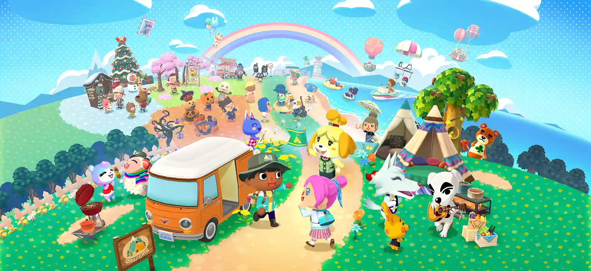 بهترین بازی های شبیه ساز زندگی برای گوشی که باید تجربه کنید 3 animal crossing ezgif.com jpg to webp converter