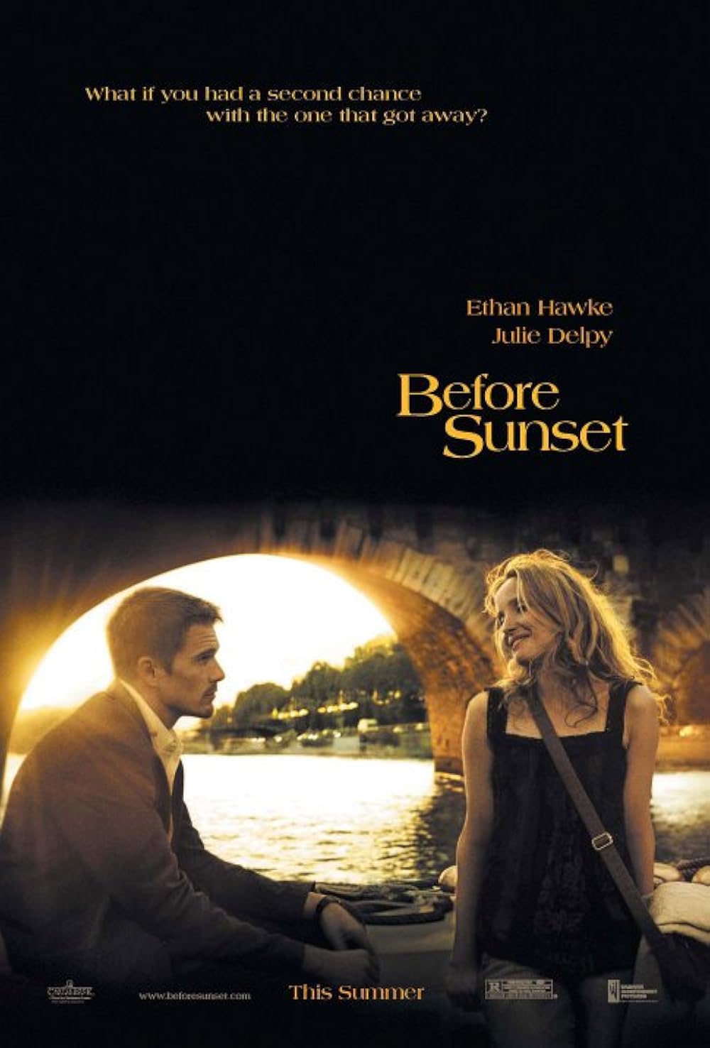 بهترین فیلم های عاشقانه ماندگار قرن 21 برای تماشای احساسیترین لحظات 5 پوستر فیلم Before Sunset