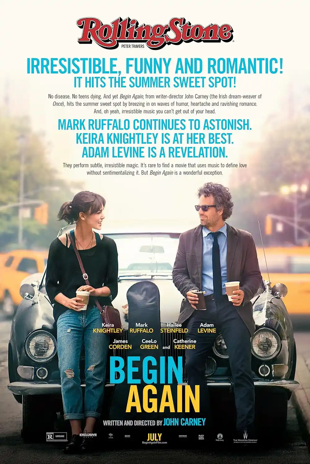 بهترین فیلم های عاشقانه ماندگار قرن 21 برای تماشای احساسیترین لحظات 18 پوستر فیلم Begin Again