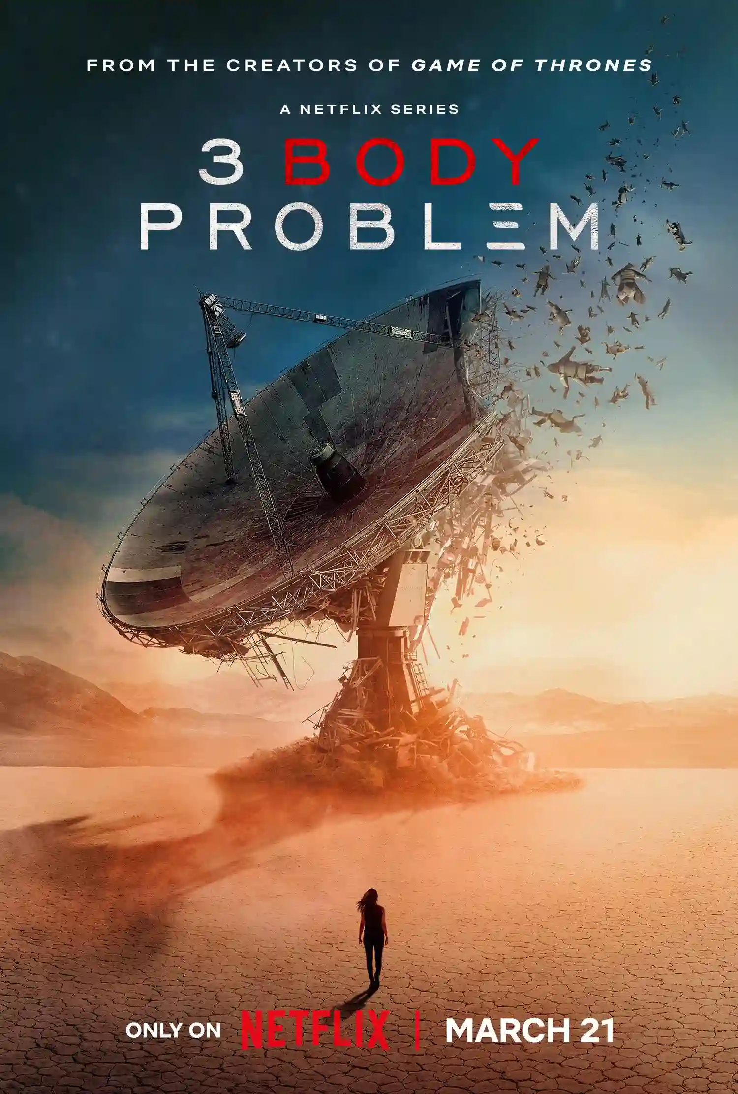 بررسی Body Problem 3 | رمزگشایی از یک بحران انسانی 7 پوستر رسمی سریال 3 Body Problem از نتفلیکس