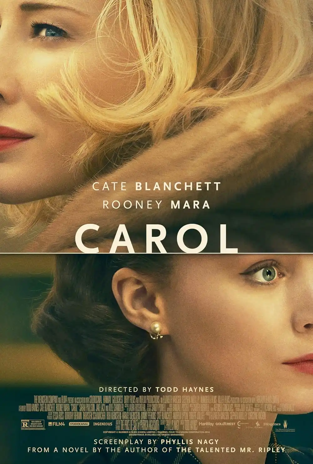 بهترین فیلم های عاشقانه ماندگار قرن 21 برای تماشای احساسیترین لحظات 15 پوستر فیلم Carol