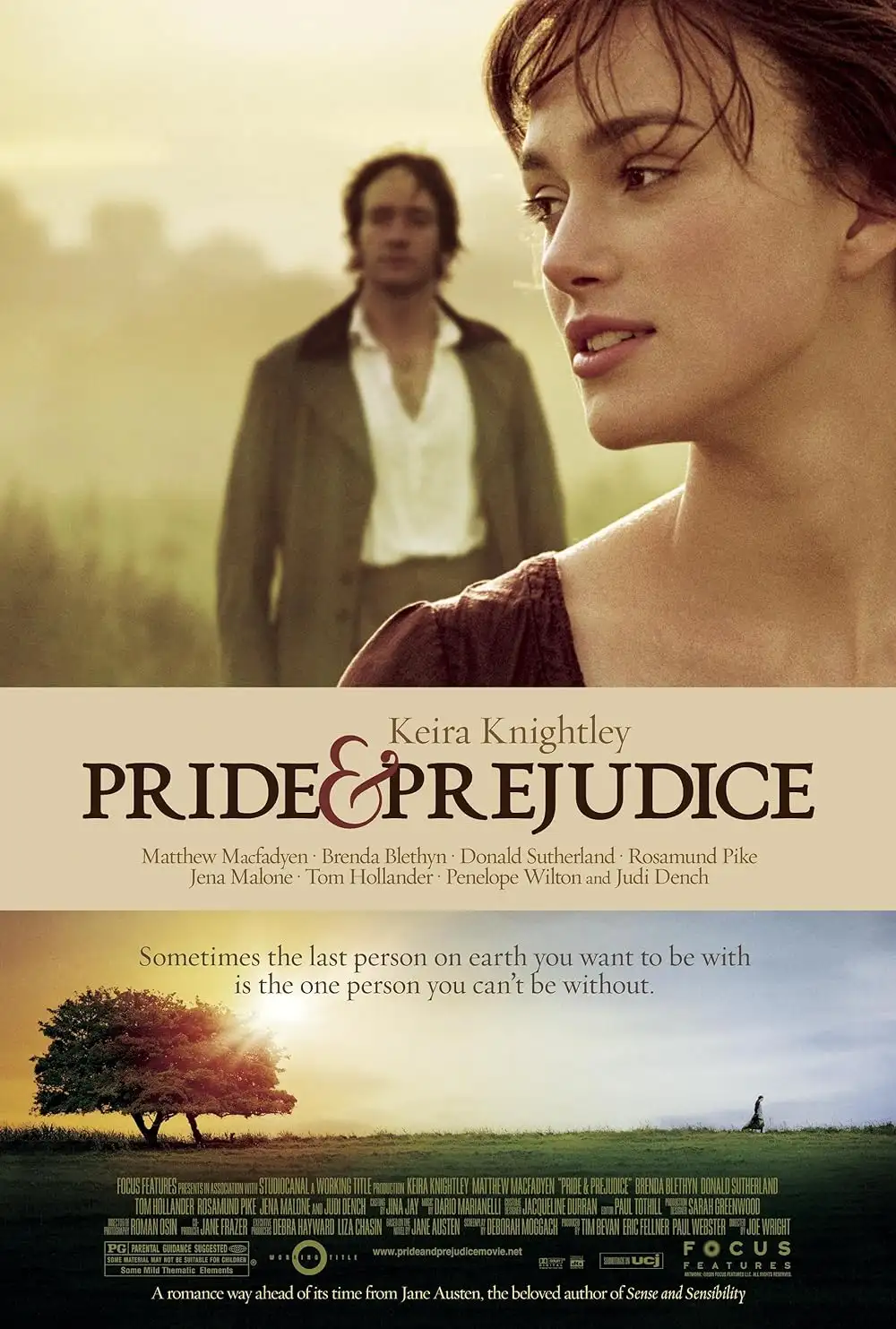 بهترین فیلم های عاشقانه ماندگار قرن 21 برای تماشای احساسیترین لحظات 12 پوستر فیلم Pride & Prejudice