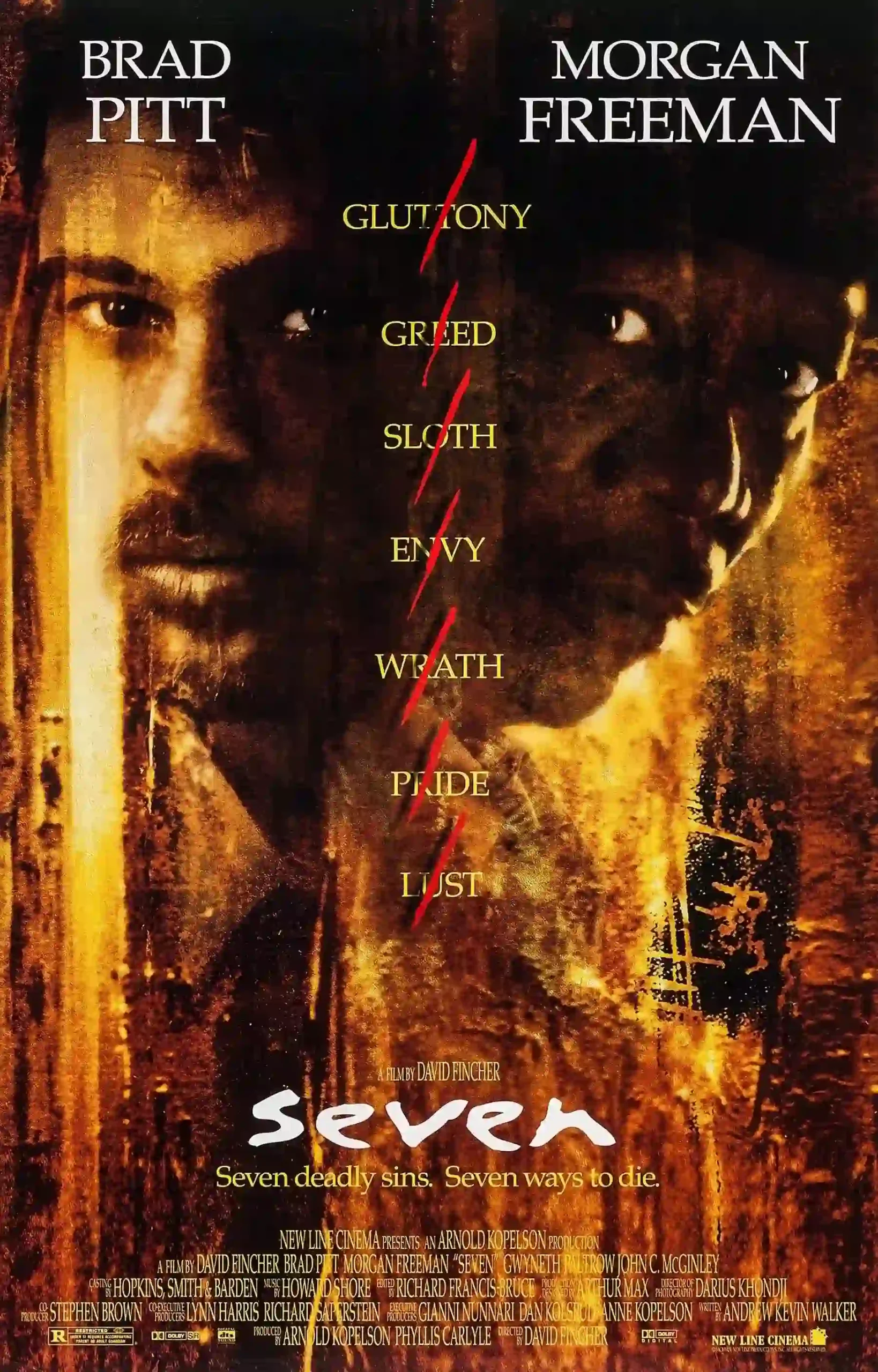 8 فیلم که ذهن شما را به بازی میگیرند: بهترین فیلم های کاراگاهی 1 se7en compressed scaled