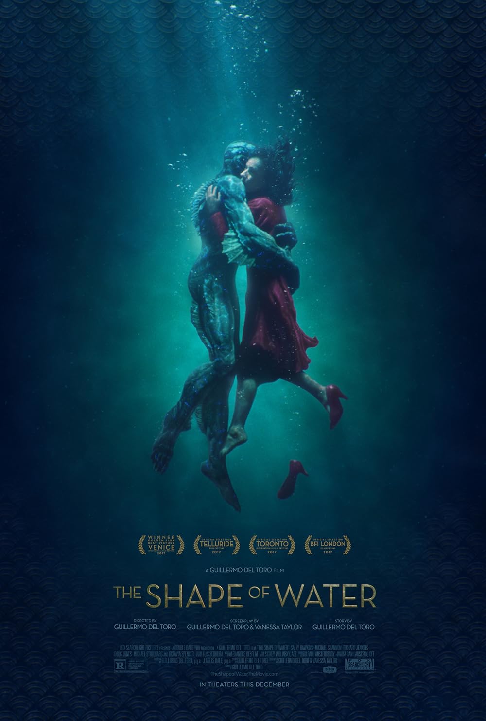 بهترین فیلم های عاشقانه ماندگار قرن 21 برای تماشای احساسیترین لحظات 16 پوستر فیلم The Shape of Water