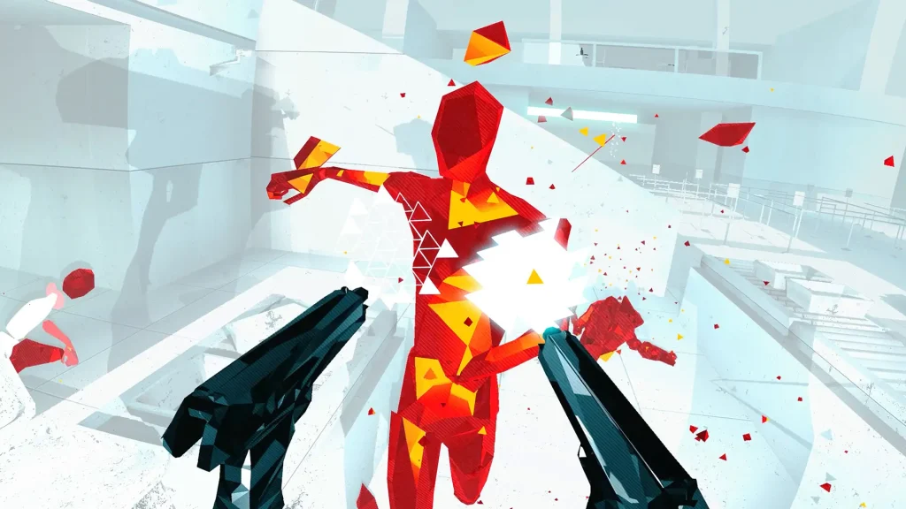 ۱۰ مورد از بهترین بازی های واقعیت مجازی که باید تجربه کنید! 6 superhot vr