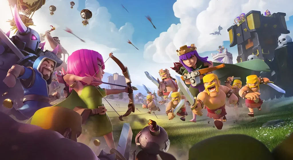 ۵۰ مورد از بهترین بازی های دنیا گوشی در سبک های مختلف 48 clash of clans
