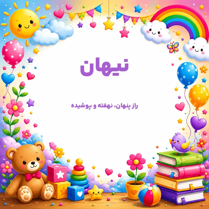 معنی اسم نیهان | معنی اسم نیهان در ثبت احوال 1 عکس معنی اسم نیهان